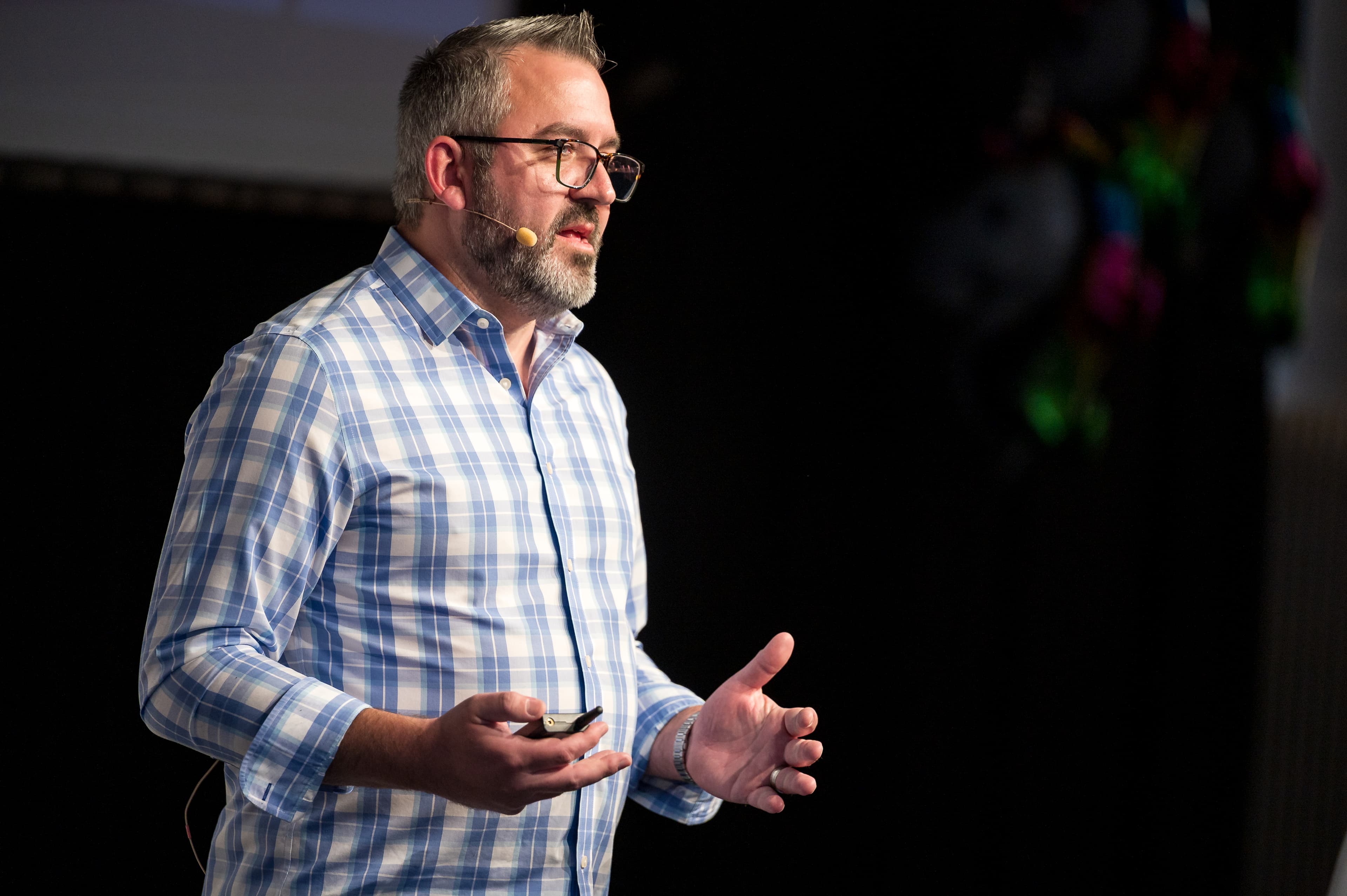 Chris Osterhout speaking